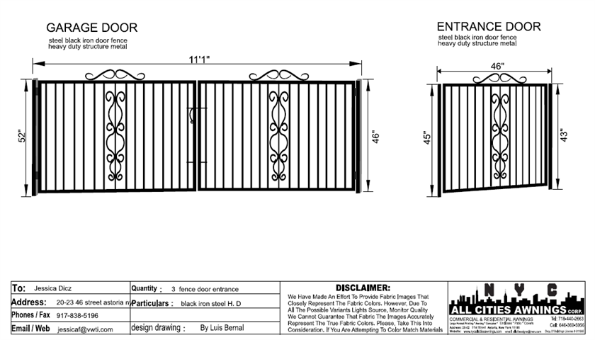 Residential Iron Fencing